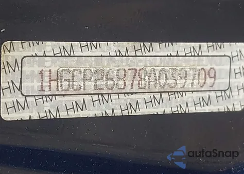 2008 Honda Accord 2.4 Ex-L z USA, uszkodzony, nr VIN 1HGCP26878A039709